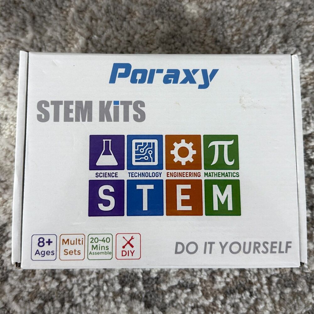 New Poraxy Stem Kits Build Your Own Wooden Model Mechanical Dinosaurs DIY 8+
